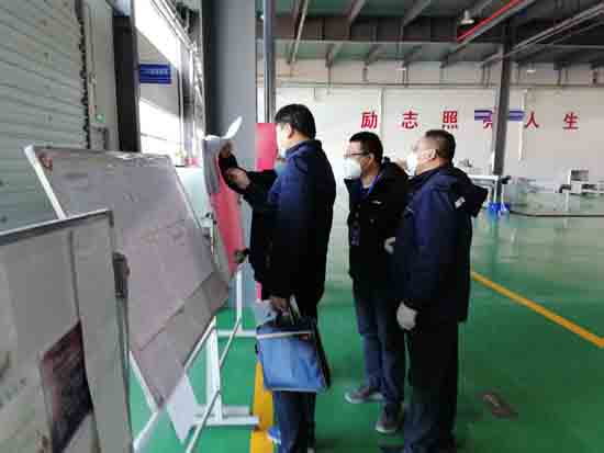 寿光市纪委督导组、孙集街道督察组对电气公司复产复工进行检查